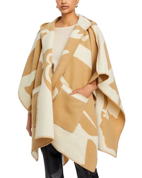 burberry hooded ruana|Burberry Split End Bonded Hooded Ruana .